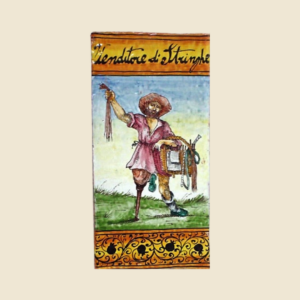 Rectangular tile cm  30 x 15 series the ancient crafts  - The string seller