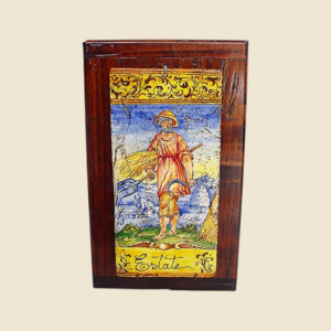 Mattonella rettangolare cm  30 x 15 decoro Personaggio serie 4 stagioni Estate