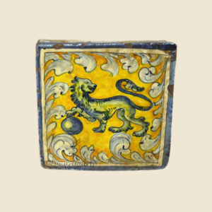 Mattonella quadrata cm 15 x 15  decoro serie animali
