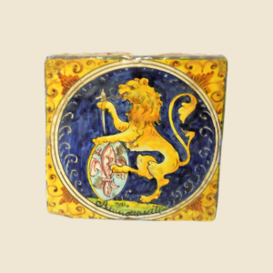 Mattonella quadrata cm 15 x 15  decoro serie animali