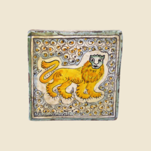 Mattonella quadrata cm 15 x 15  decoro serie animali