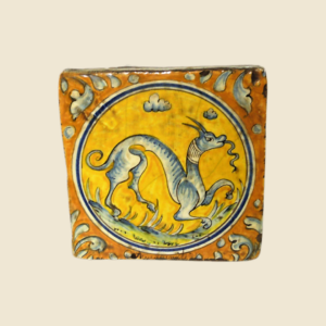 Mattonella quadrata cm 15 x 15  decoro serie animali
