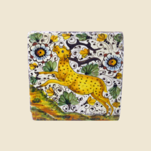Mattonella quadrata cm 15 x 15  decoro serie animali