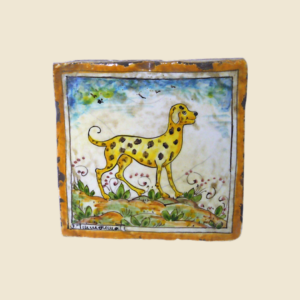 Mattonella quadrata cm 15 x 15  decoro serie animali