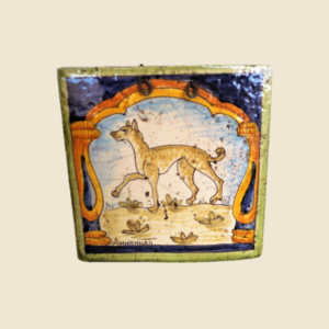 Mattonella quadrata cm 15 x 15  decoro serie animali