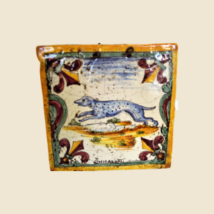 Mattonella quadrata cm 15 x 15  decoro serie animali