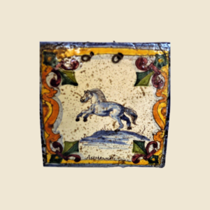 Mattonella quadrata cm 15 x 15  decoro serie animali