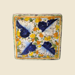 Mattonella quadrata cm 15 x 15  decoro popolare