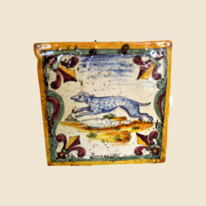 Mattonella quadrata cm 15 x 15  decoro serie animali