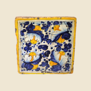 Mattonella quadrata cm 15 x 15  decoro popolare