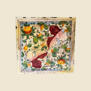Mattonella quadrata cm 15 x 15  decoro popolare