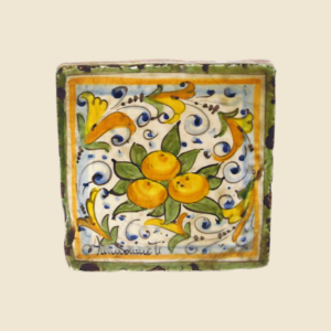 Mattonella quadrata cm 15 x 15  decoro popolare