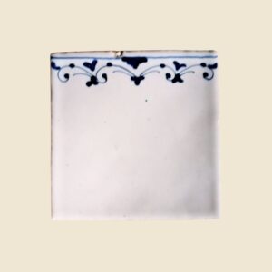 Mattonella quadrata cm 10 x 10 decoro cornice colorata (Copia)